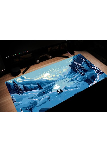 Arctic Penguin Mouse Pad