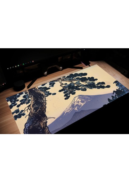 Uzak Fuji Dağı Mouse Pad'i - Şirin Mouse Pad'ler, En Iyi Mouse Pad'ler, Mouse Pad'ler, Havalı Mouse Pad'ler, Büyük Mouse Pad'ler, Japon Mouse Pad'leri