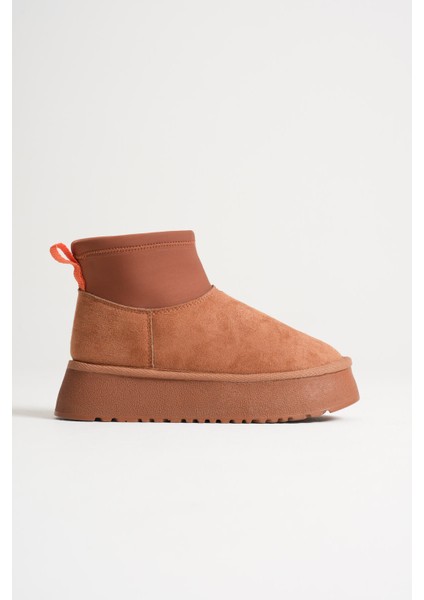 Nadia Kadın Taba Kışlık Içi Kürklü Kalın Taban Bot