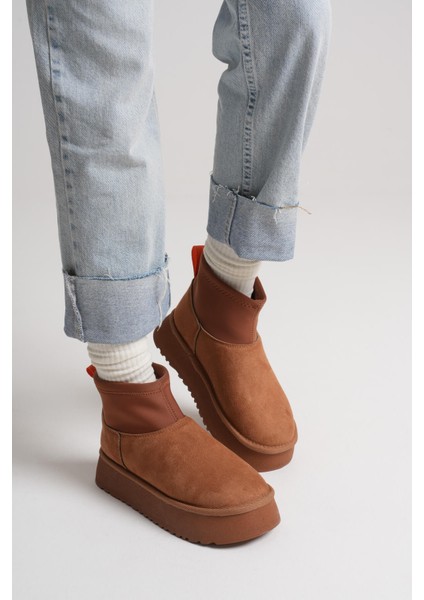 Nadia Kadın Taba Kışlık Içi Kürklü Kalın Taban Bot modelleri