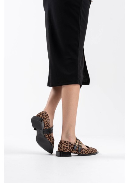 Murder Leopar Kemer Detaylı Kadın Topuklu Ayakkabı indirimleri