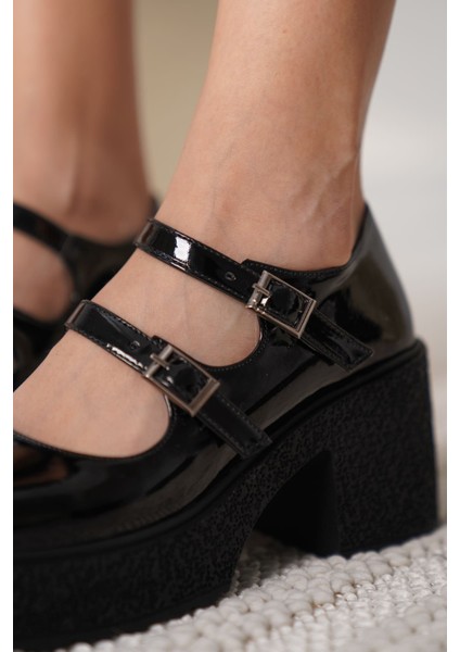 Jasmine Kadın Siyah Rugan Günlük Ayakkabı indirimleri