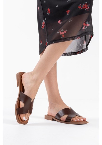 Fergei Acı Kahve Hakiki Deri Terlik fırsatları