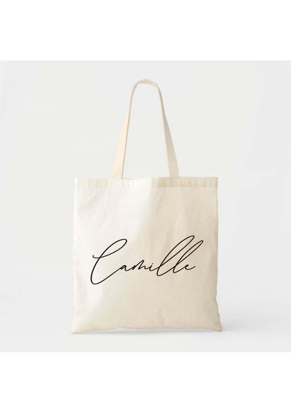 Nedime Çantası: Kişiselleştirilmiş Isimler - Pamuklu Kanvas, Düğün Hediyesi fiyatları