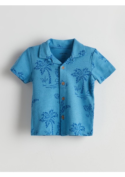 Yeni Sezon Baskılı Erkek Bebek Gömlek ve Şort 2'li fiyatları