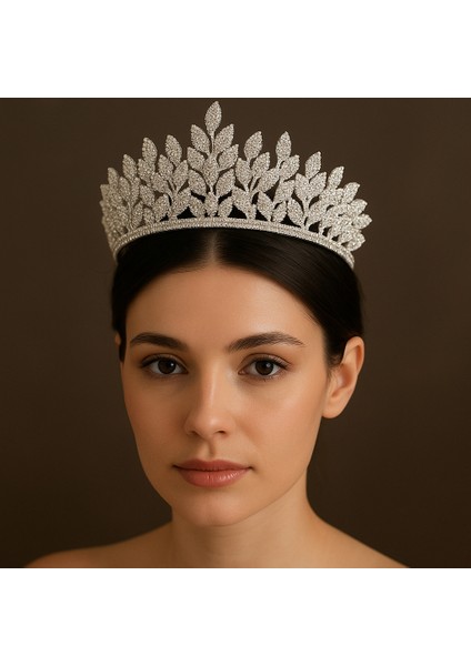 Gümüş Kaplamali Yaprak Tacı fiyatları