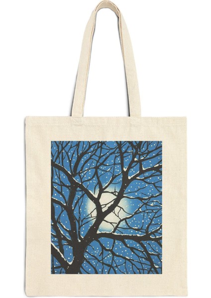 Starlight Branches Tote Çanta - Şirin Tote Çanta, Estetik Tote Çanta, Hediye Tote Çanta, Kanvas Çanta, En Iyi Tote Çantalar, Tote Çanta, Estetik Tote Çanta modelleri