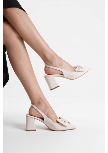Candy Bej Kadın Topuklu Ayakkabı modelleri