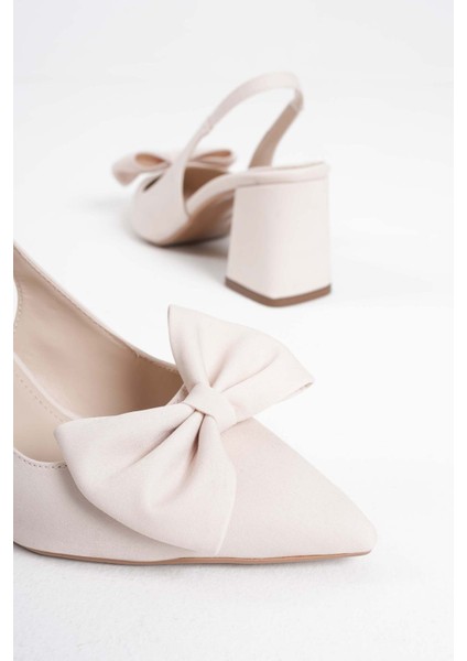 Candy Bej Kadın Topuklu Ayakkabı fırsatları