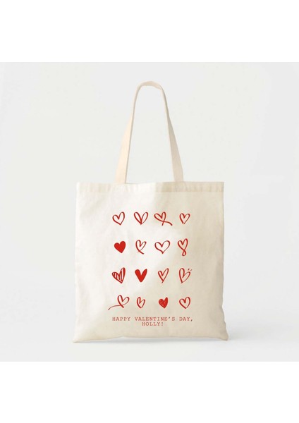 Kalp Parti Hediye Çantası - Sevgililer Günü Özel Yazılı Çantalar fiyatları