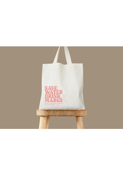 Margarita Tote Çanta: Pamuklu Kanvas - Bekarlığa Veda Partisi Hediyesi fiyatları