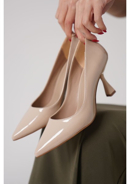 Monica Nude Rugan Kadın Stiletto