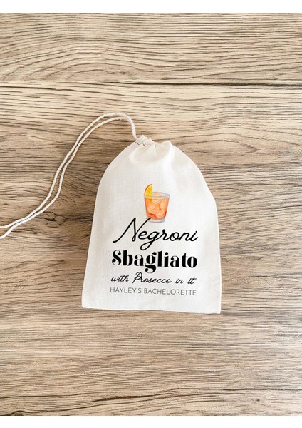Negroni Sbagliato Hediye Çantası - Bekarlığa Veda Partisi Iyileşme Seti
