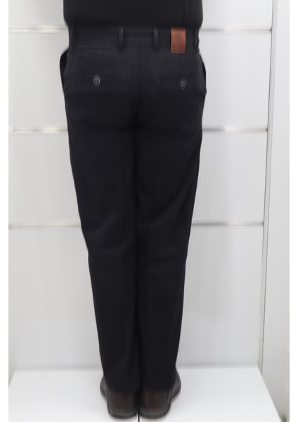 Fistan Store Erkek Düz Yüksek Bel Rahat Kesim Yandan Cepli Boru Paça Büyük Beden Kışlık Keten Pantolon fırsatları