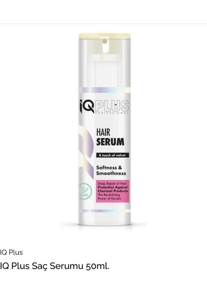 Iq Plus Professıonal Keratin Bakımı Saç Bakım Yağı 50 ml