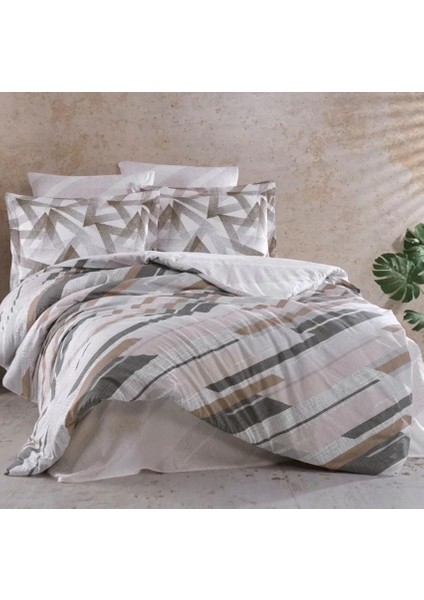 Hobby Çift Kişilik Ranforce Nevresim Takımı Stark Kahve fiyatları