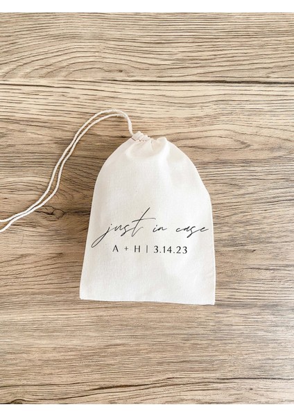 Muslin Hangover Kit Çantaları: Bekarlığa Veda Partisi Hediyeleri (Özel Metin)