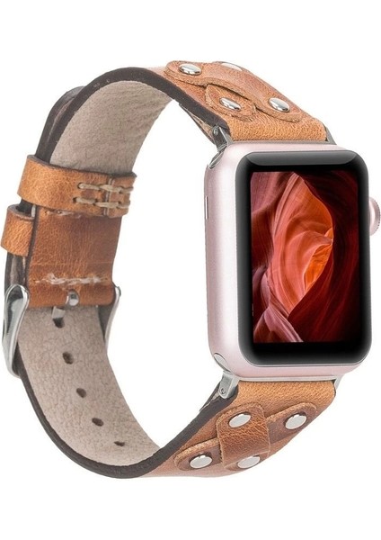 Apple Watch Uyumlu Deri Kordon Cross 42-44-45MM St V18 indirimleri
