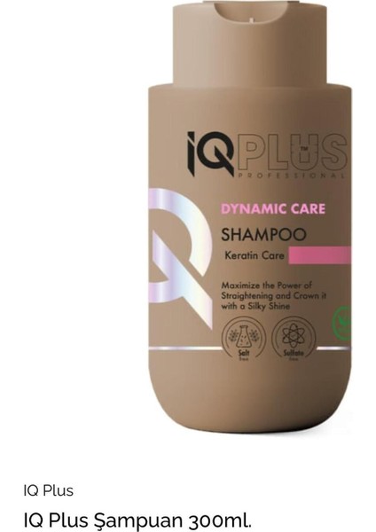 Iq Plus Professıonal Keratin Bakımı Keratin Bakımı Parıltı Veren Saç Bakım Şampuan I 300 ml