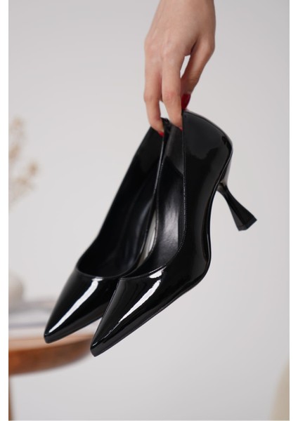 Monica Siyah Rugan Kadın Stiletto fiyatları