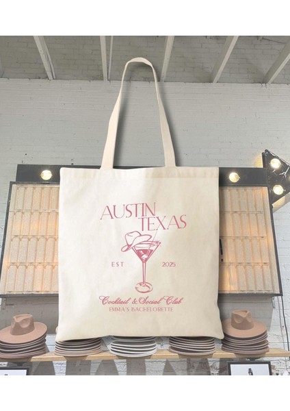 Kovboy Bekarlığa Veda Çantası, Kanvas Veya Pamuk (Özelleştirilebilir Boyut)