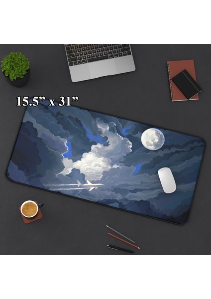 Oyun Veya Masa Başında Çalışmak Için Fly To The Moon Mouse Pad fiyatları