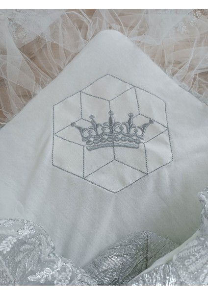 Yenidoğan Ultralüks Piramit Desenli Güpürlü Bebek Battaniyesi Kundak modelleri