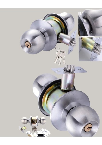 Iç ve Dış Mekan Uyumlu Giriş Tipi Topuzlu Kilit fırsatları