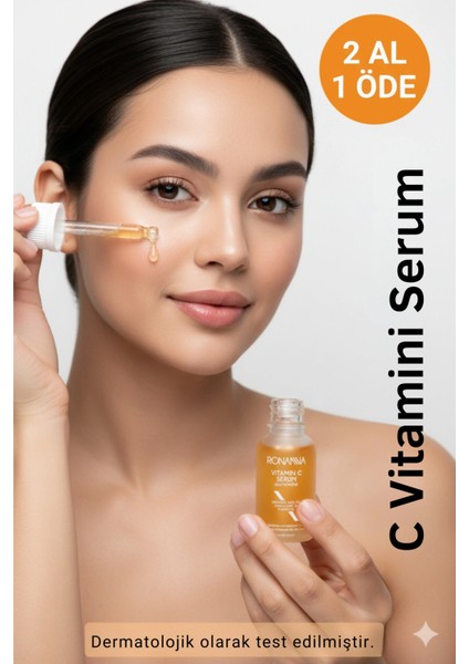 C Vitamini Serum - Leke Karşıtı, Cilt Aydınlatıcı, Nemlendirici ve Cilt Tonu Eşitleyici Serum - 30ML