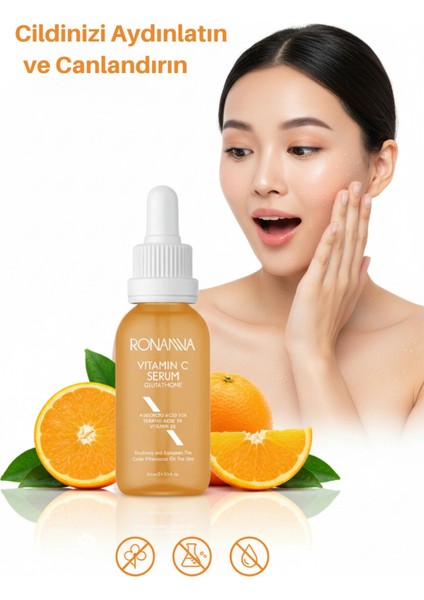 C Vitamini Serum - Leke Karşıtı, Cilt Aydınlatıcı, Nemlendirici ve Cilt Tonu Eşitleyici Serum - 30ML fiyatları