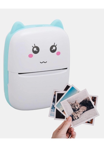 Taşınabilir Mini Termal Yazıcı 200 Dpı Bluetooth Bağlantılı indirimleri