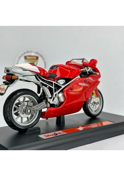 Ducati 999S 1:18 Diecast Motosiklet Model – Metal Koleksiyon Maketi modelleri