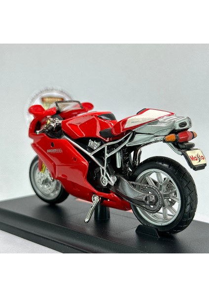 Ducati 999S 1:18 Diecast Motosiklet Model – Metal Koleksiyon Maketi indirimleri