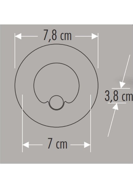 Cata Ct 5174 1.5W Radar Sensörlü Koridor Aydınlatması 6400K Beyaz Işık fiyatları