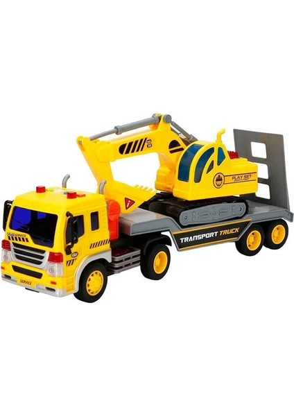 1:20 Sesli ve Işıklı Transporter Taşıyıcı Tır