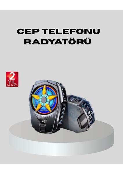 Xmpdby Telefon Soğutucu Radyatör Type-C Bağlantılı 2 Kademeli Dijital Kontrollü