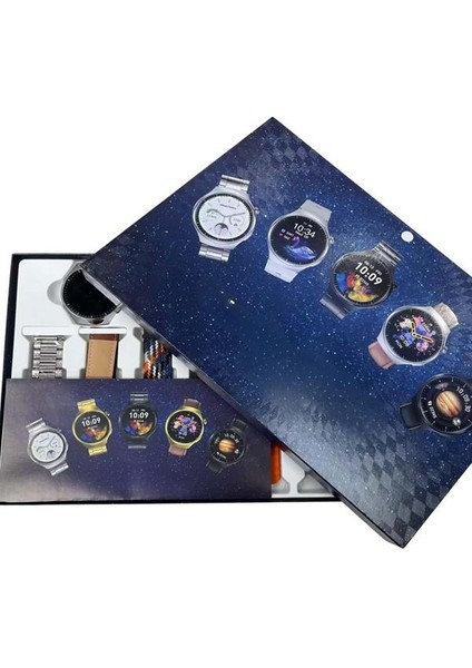 Unısex Yuvarlak Ekranlı 7 Kordonlu Akıllı Saat Gps Destekli Çoklu Kordon Seçen - N808J975-M53 modelleri