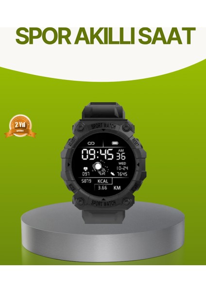 Akıllı Spor Saat – Nabız Ölçer Adım Sayar ve Kalori Takipli - N971J419-M40971