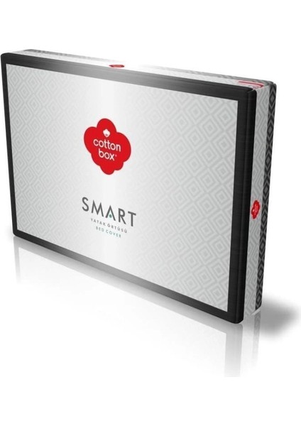 Cotton Box Smart Çift Kişilik Yatak Örtüsü Bertha Antrasit modelleri