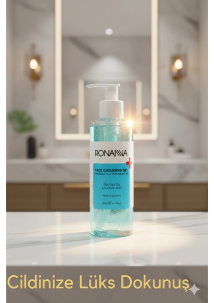 Arındırıcı Yüz Temizleme Jeli - Çay Ağacı Yağı ve Salisilik Asit ile Derinlemesine Temizlik - 200ML