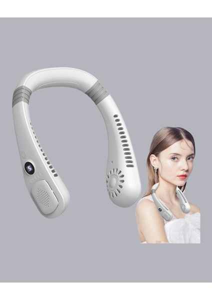 Buğz Taşınabilir Boyun Fanı Sessiz Çalışma ve USB Şarj Özellikli fırsatları