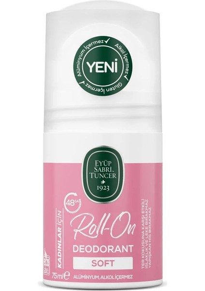 Eyüp Sabri Tuncer Kadın Roll On Deodorant 75 ml Soft