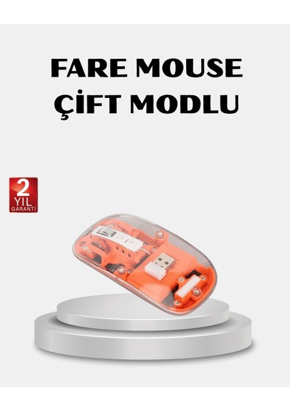 Buğz Kablosuz Çift Modlu Mouse – Bluetooth 5.0 + 2.4ghz