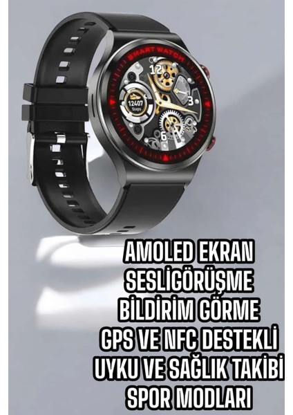 Bluetooth Bağlantılı Akıllı Saat Tüm Telefonlara Uyumlu Değiştirilebilir Kordon modelleri