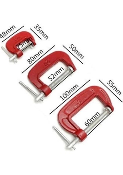 Doğrama ve Metal Sıkma Sıkıştırma Için 3lü Mini Mengene Aparat fiyatları