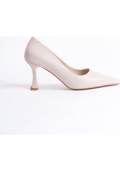 Cordelia Kadın Mat Bej Stiletto