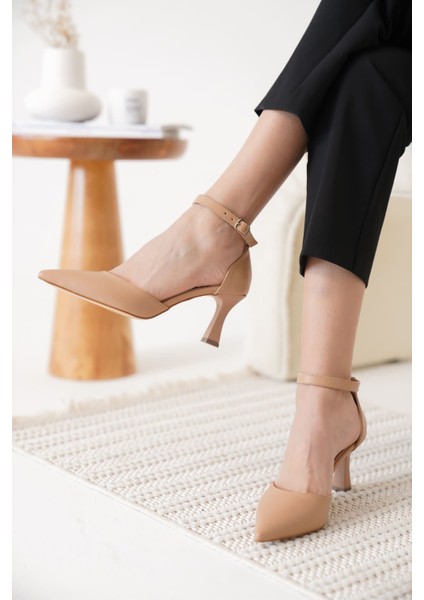 Clara Kadın Nude Topuklu Ayakkabı modelleri