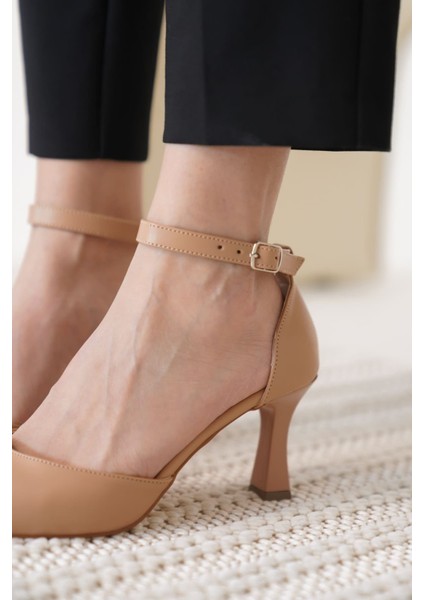 Clara Kadın Nude Topuklu Ayakkabı