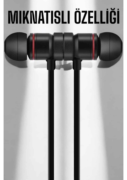 Kablolu Mıknatıslı Sport Kulaklık Bluetooth Bağlantılı modelleri