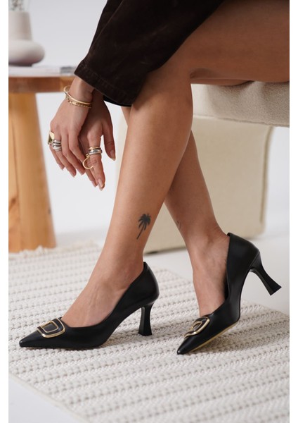 Emery Kadın Siyah Topuklu Ayakkabı indirimleri